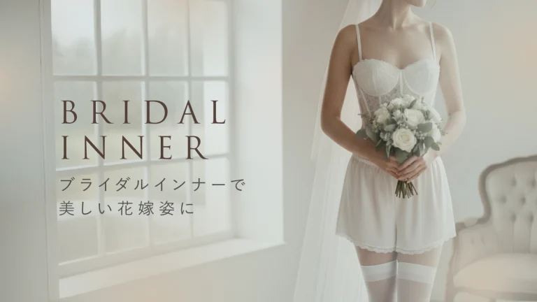 ブライダルインナーで美しい花嫁姿に！選び方と着用のコツ│結婚式 