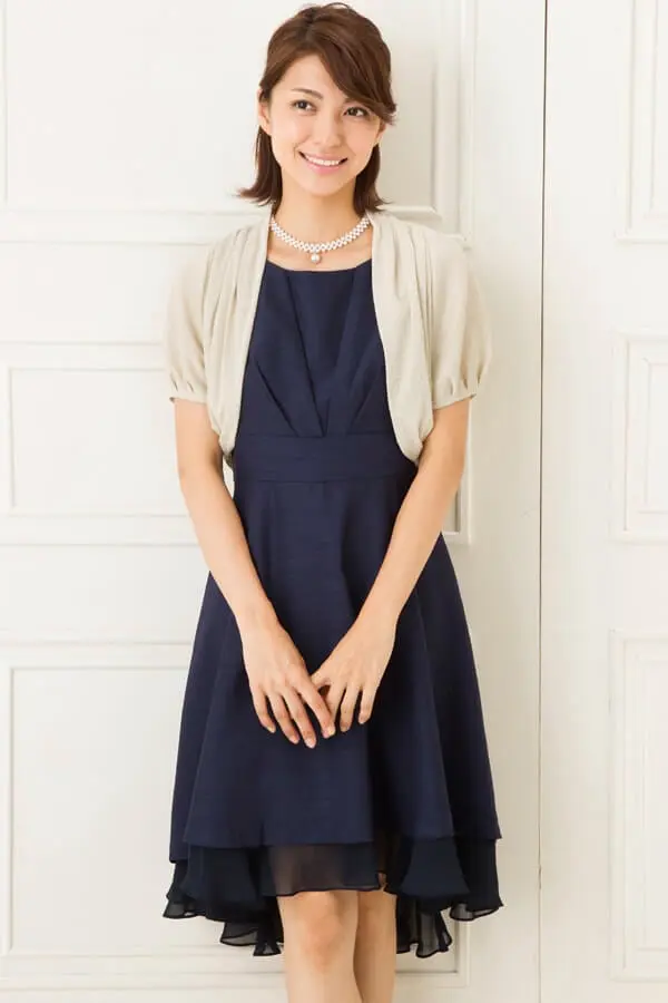 シャンパンゴールドラメニットボレロ | ASHILL | Cx-1292 | 結婚式