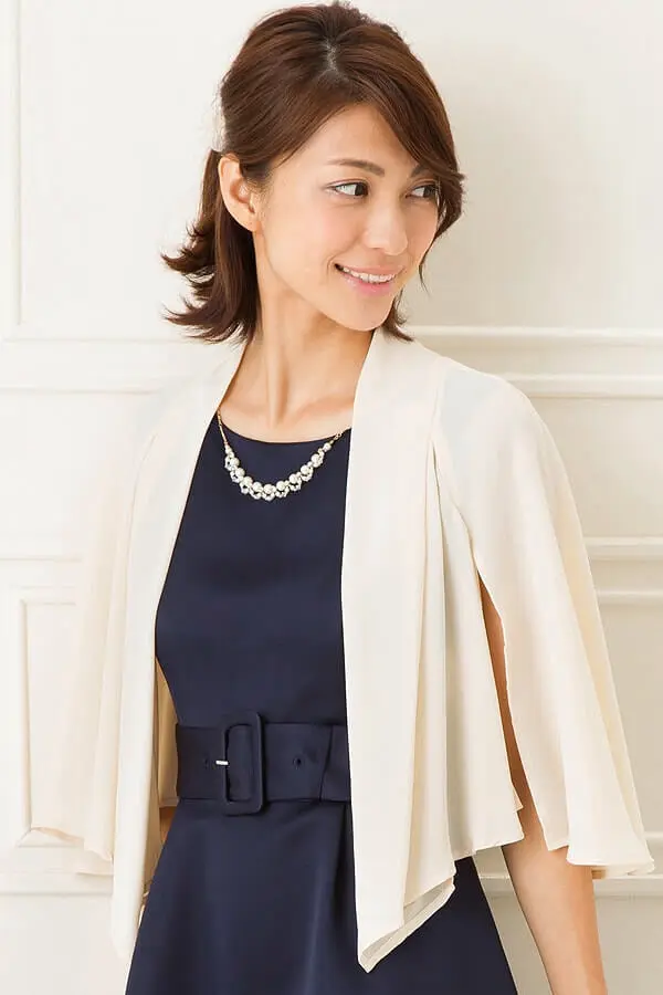 ベージュシフォン七分袖ボレロ | Dorrydoll | Cx-1314 | 結婚式