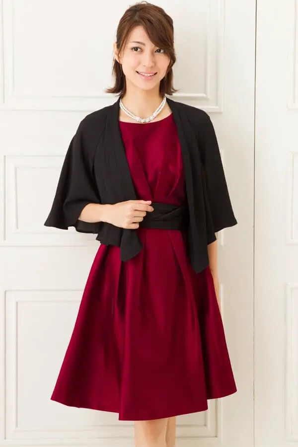 黒シフォン七分袖ボレロ | Dorrydoll | Cx-1315 | 結婚式パーティーの
