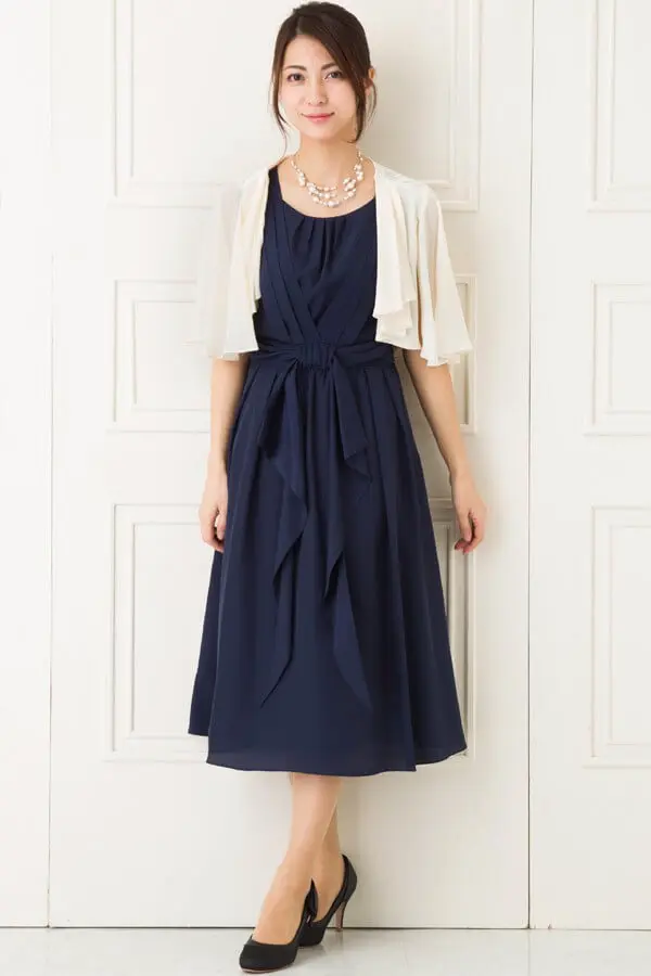 シオプリフェレンス　ドレス　ピンク　シフォンボレロ付き A by Hatsuko Endo HE141 Stella Pink HE141 Stella Pink