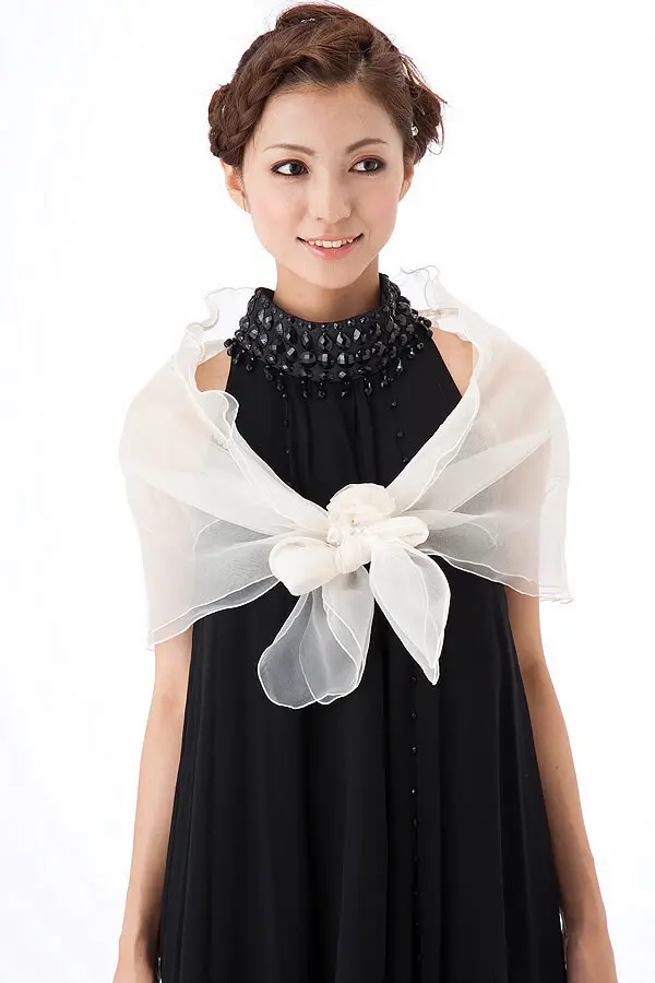 ショール風アイボリーボレロ | pin'X | Cx-1350 | 結婚式