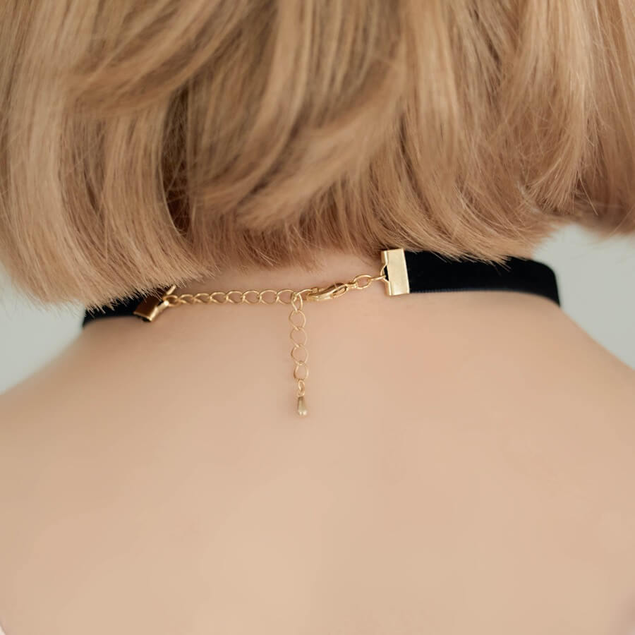 シングルパールベロアチョーカーの商品画像2