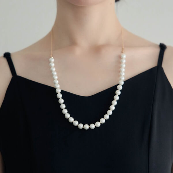 ゴールドの2wayループタイネックレス | D-6062