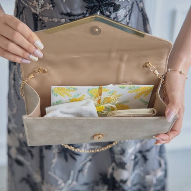 モカのマットフェイクレザーバッグの商品画像4