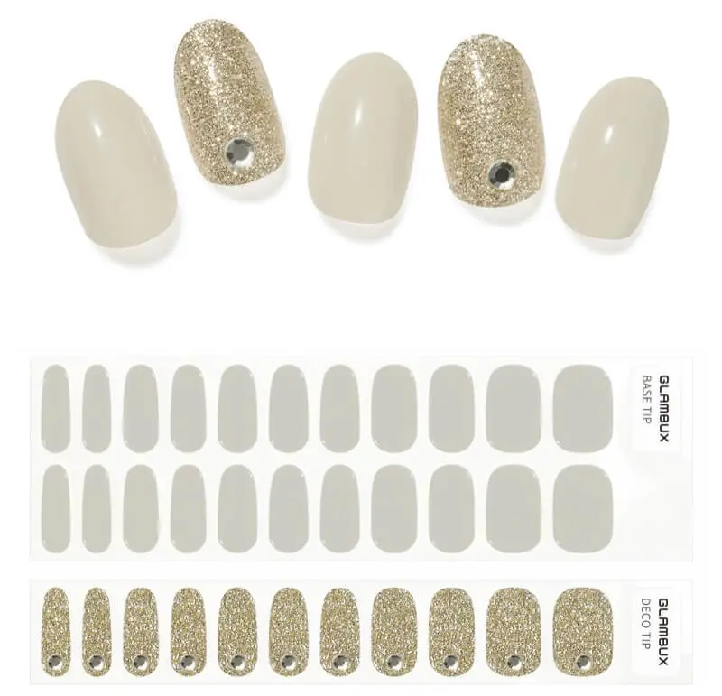 ジェルネイルシール　GLAMBUX　カラー【WarmGray】