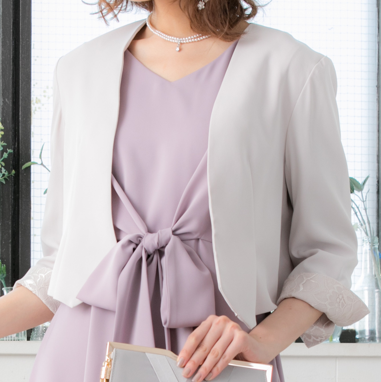 ベージュジャケット