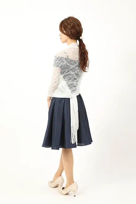 ネイビーのオフショルダードレス | ASHILL | S～M | 結婚式パーティー