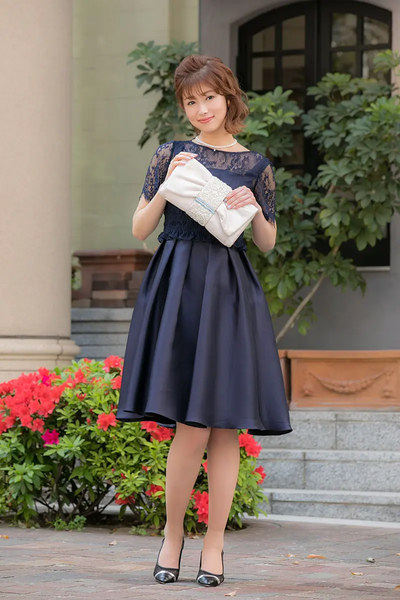 Hobbs London アザリア ポンテ トゥルー ネイビー ドレス Hobbs London アザリア ポンテ トゥルー ネイビー ドレス (Hobbs