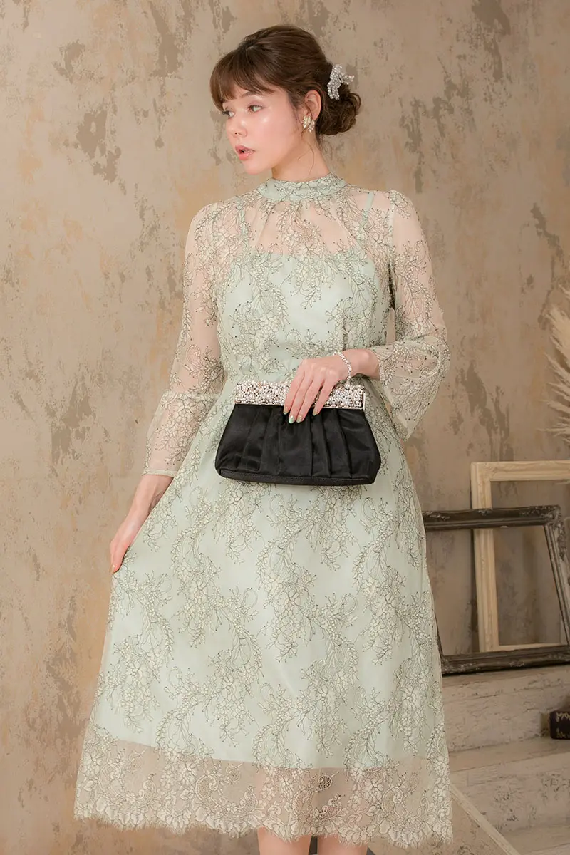 定価77,000yen!ミントグリーン レースドレス　rady 定価77,000yen!ミントグリーン レースドレス rady