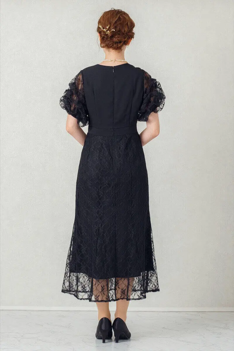 23AW　ヘリンドットサイ　デラックスドレス　変形ヘム　ボリュームスリーブ 23AW ヘリンドットサイ デラックスドレス 変形ヘム ボリューム