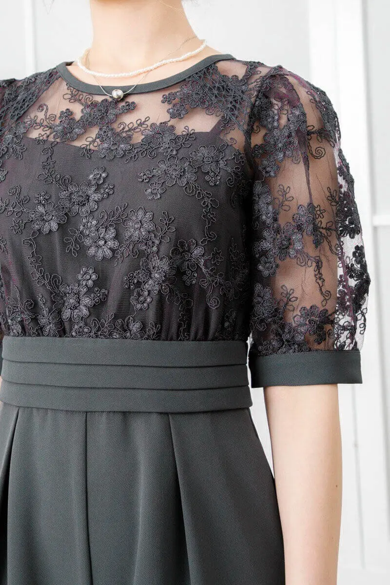 ダークカーキのケミカルレース切替オールインワン | select shop | L