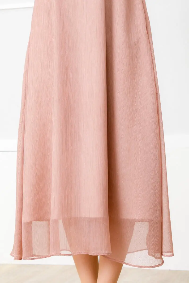 ダスティピンクのレースボレロ付きドレス | placebo | M | 結婚式