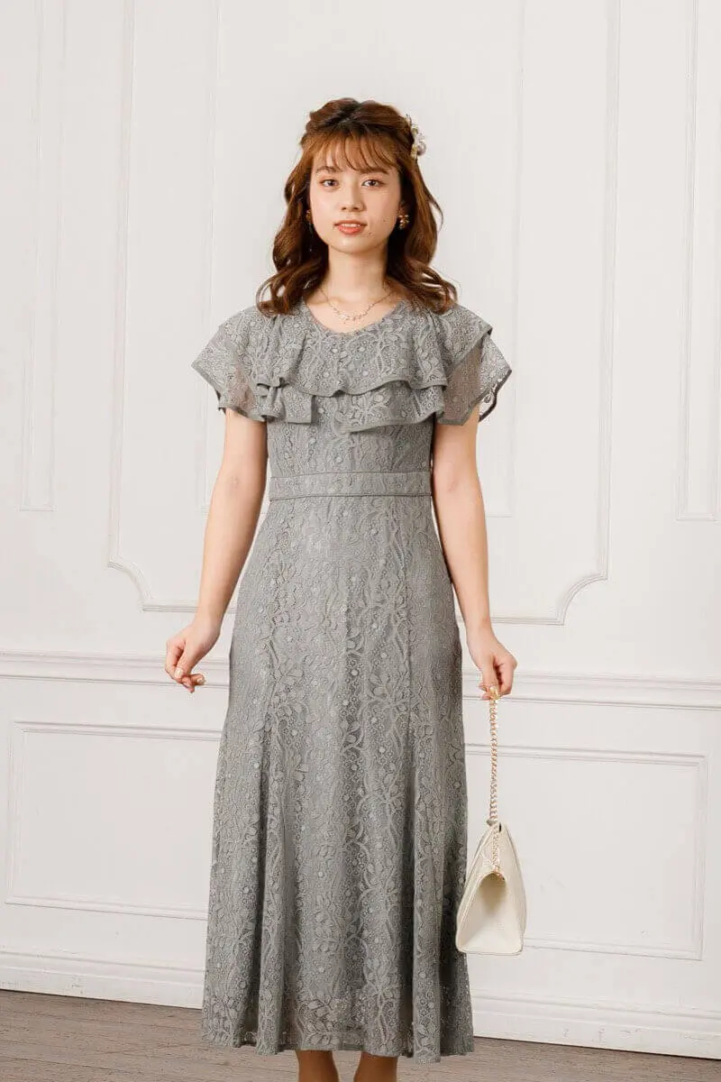 アンティークミントのフリルカラードレス | Dorry doll | M | 結婚式