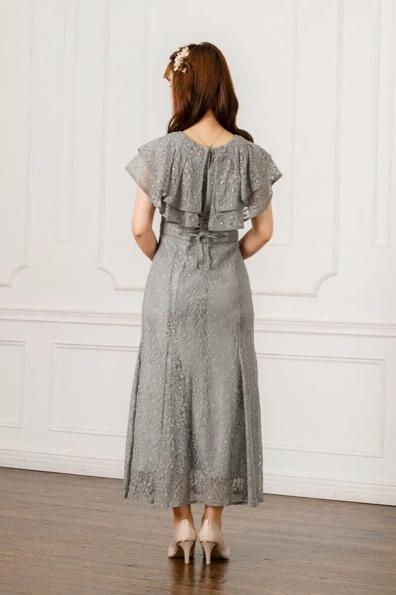 アンティークミントのフリルカラードレス | Dorry doll | M | 結婚式