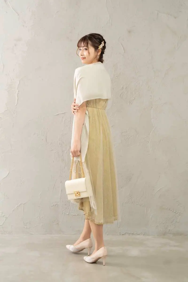 イエローのラメフィッシュテールドレス | Dorry doll | M | 結婚式 イエローのラメフィッシュテールドレス | Dorry doll | M | 結婚式