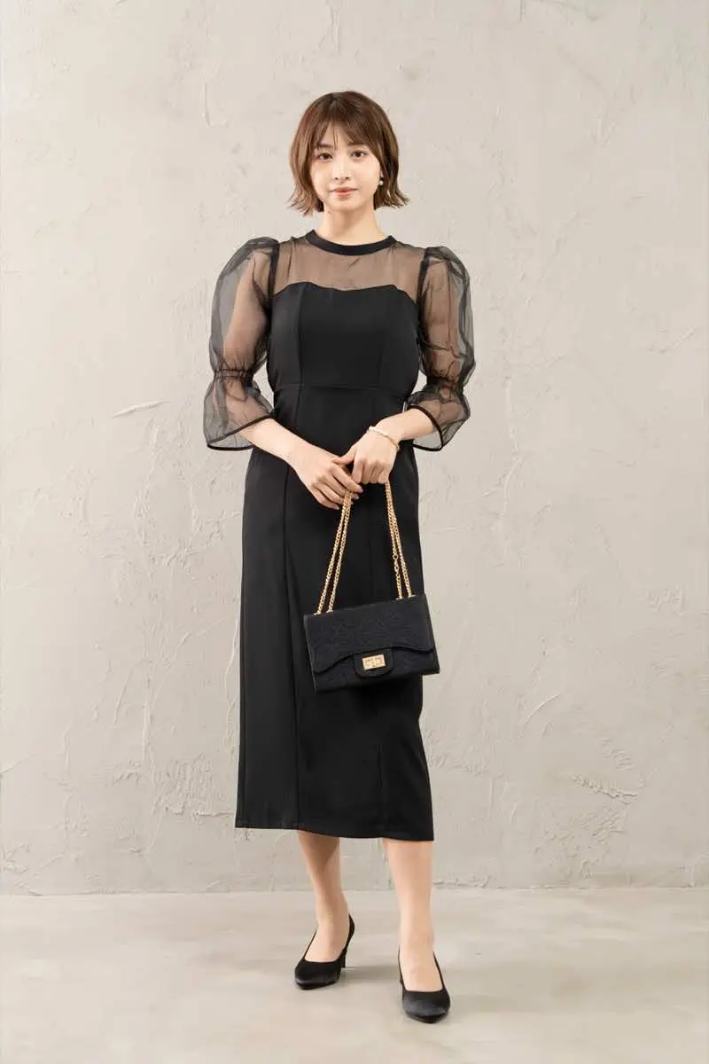 本日限定☆My shawty オケージョン ドレス 結婚式 キャンディスリーブ