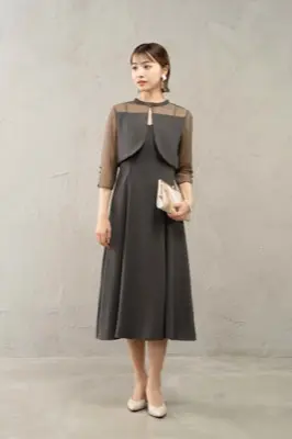 グリーンのジャケット付ドレス | Dorry doll | M | 結婚式パーティーの