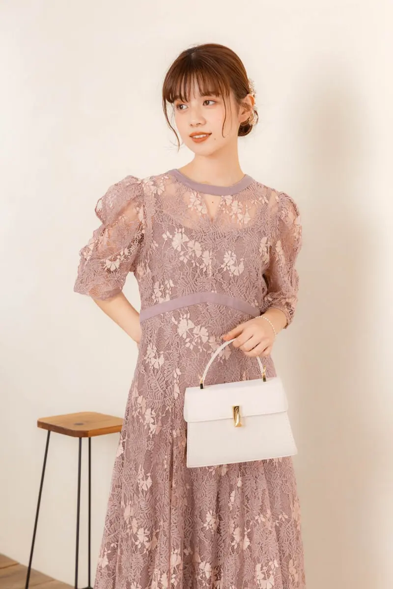 リーフレースデザインドレス Dorry Doll ドレス リーフレースデザインドレス : ZOZOTOWN