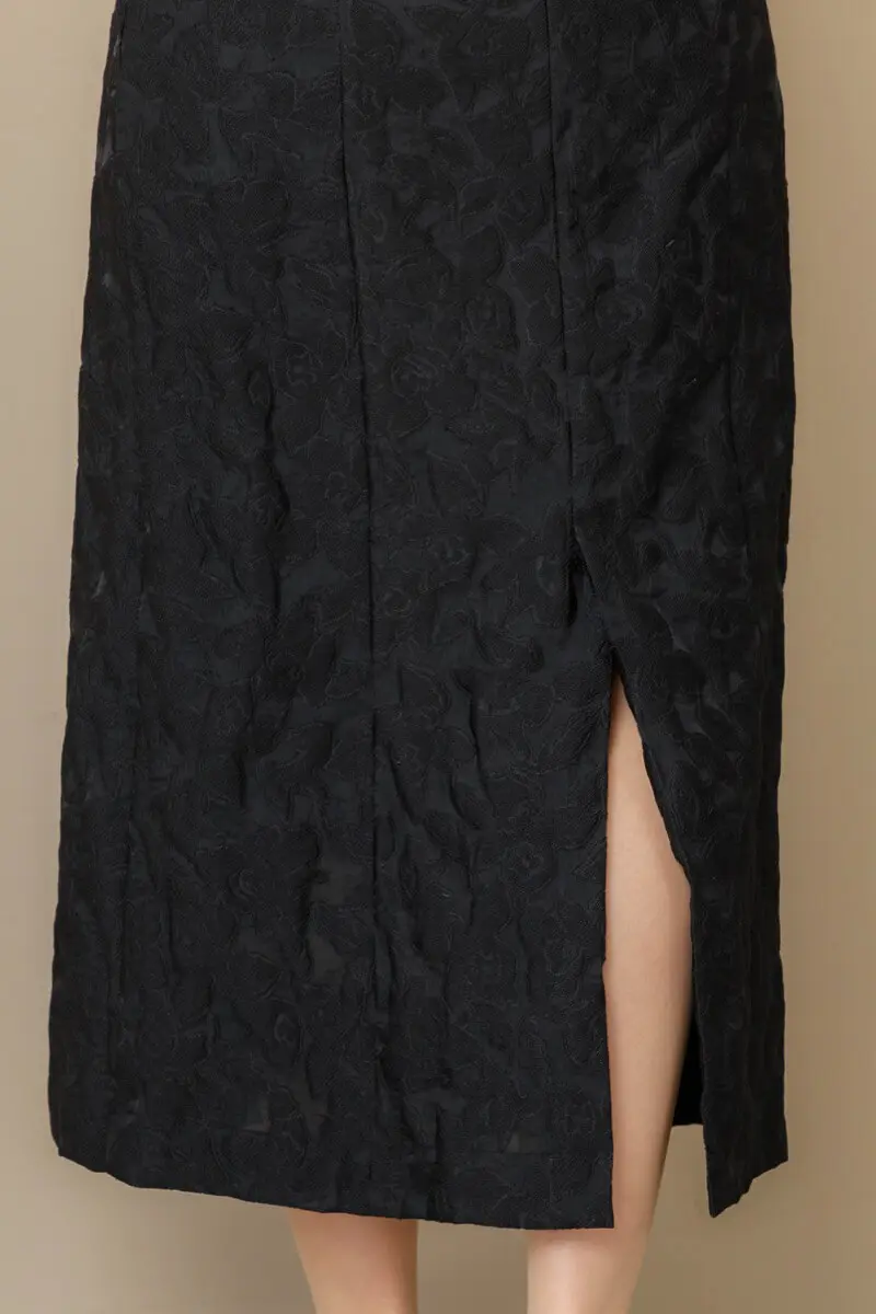 リルアー　ショルダーリボンジャガードドレス Shoulder ribbon jacquard dressのドレス|Dorry Doll / LE'RURE