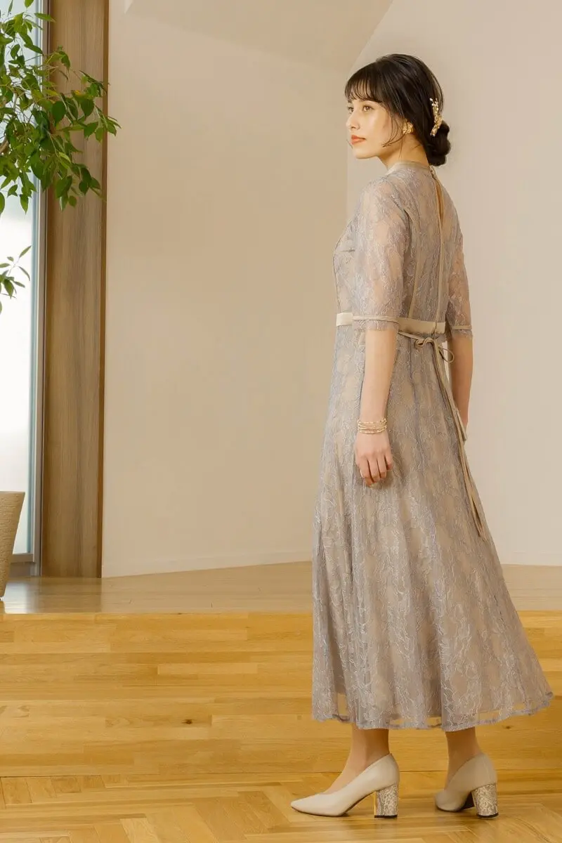 タグ付きemotional dress ラッセルレースふんわりドレス EMOTIONALL DRESSES／エモーショナル ドレッシーズ｜レディース