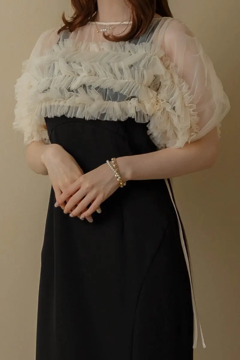 ANDRESD ドレス ベージュブラック ANDRESD ドレス ベージュブラック