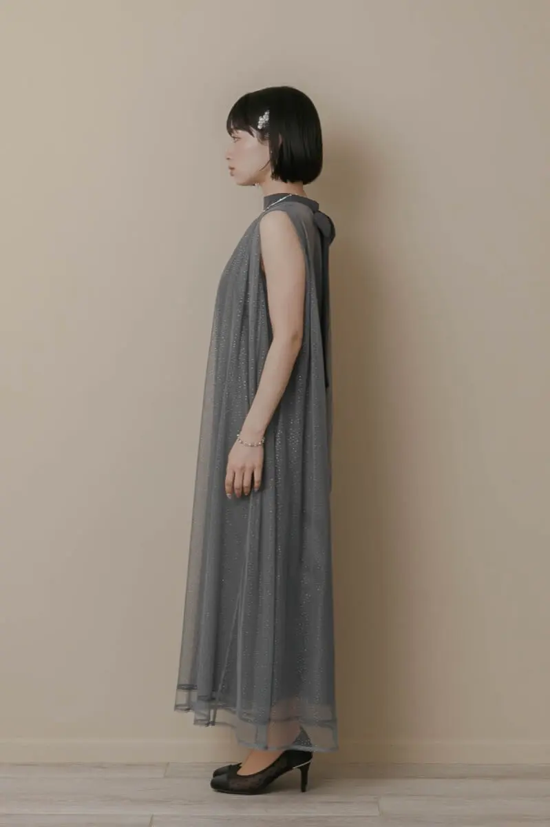 12★新品タグ付き★ドリードール　新作　シアーラメAラインドレス　結婚式　ブルー 12☆新品タグ付き☆ドリードール 新作 シアーラメAラインドレス 結婚式