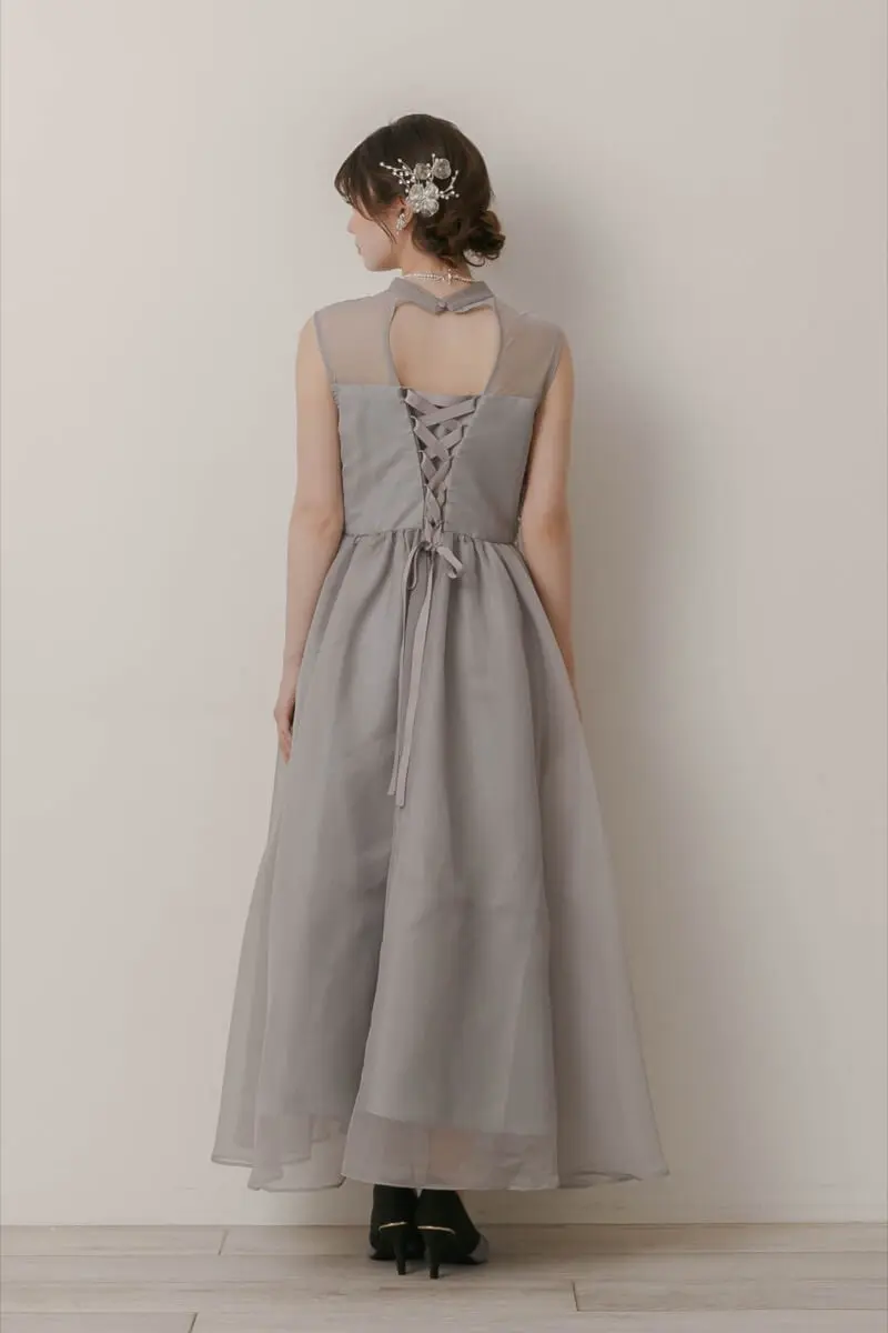 グレーのフリンジフェアリードレス | Dorry doll | M | 結婚式