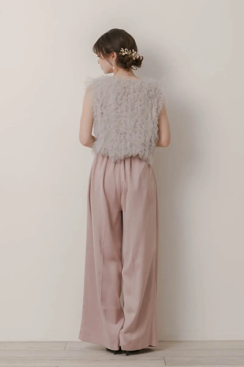 ピンクのチュールトップスセットパンツドレス | Dorry doll | M | 結婚