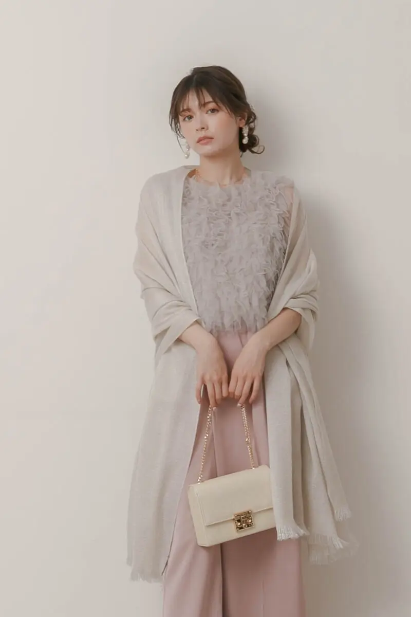 ピンクのチュールトップスセットパンツドレス | Dorry doll | M | 結婚