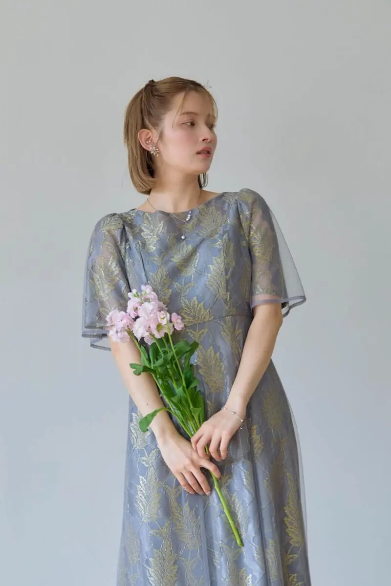 10★新品★ドリードール　ラメジャガードドレス　結婚式　二次会　パーティー 10☆新品☆ドリードール ラメジャガードドレス 結婚式 二次会