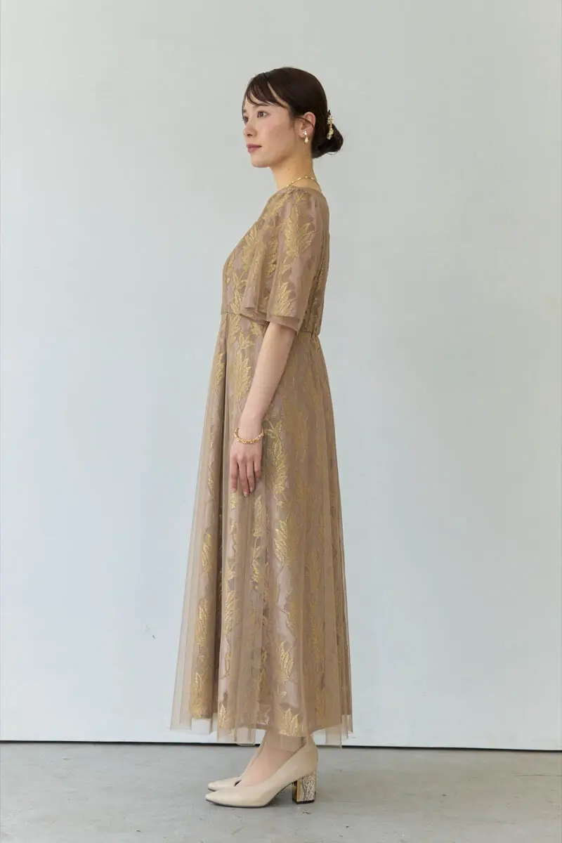 10☆新品☆ドリードール ラメジャガードドレス 結婚式 二次会