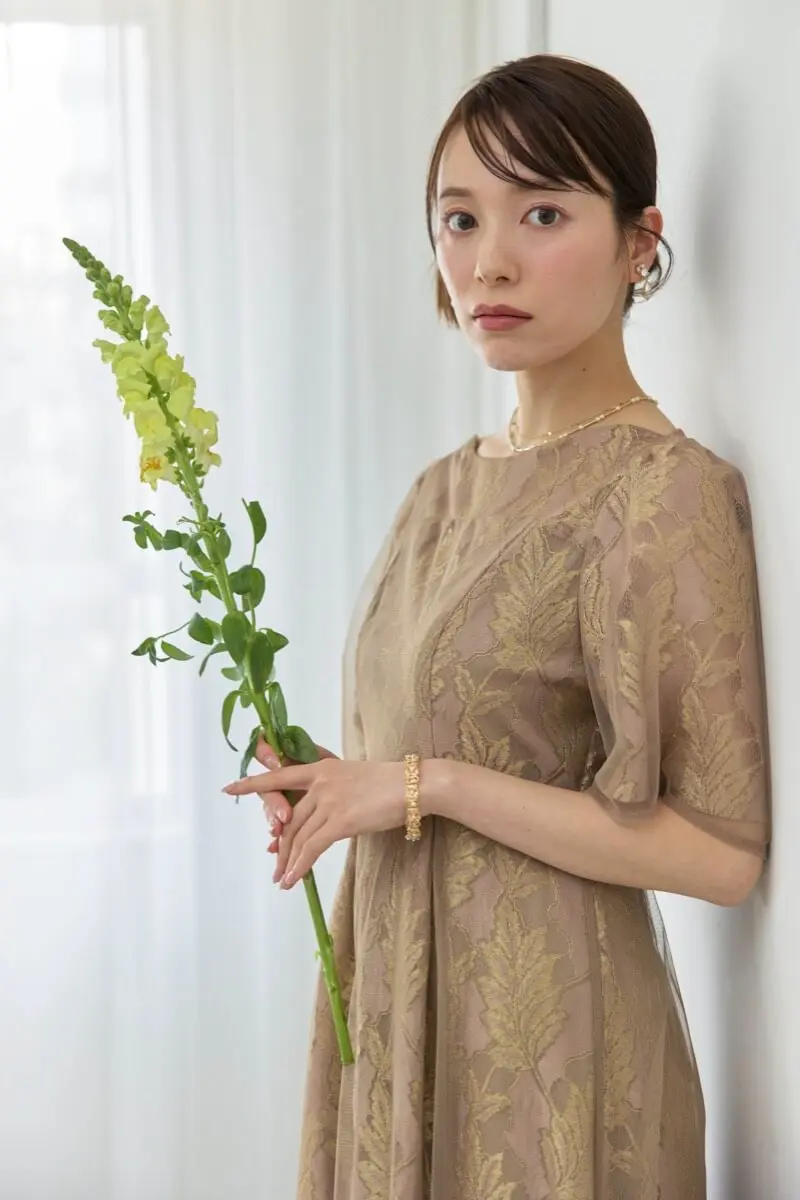 ピンクのラメジャガードドレス | Dorry doll | M | 結婚式