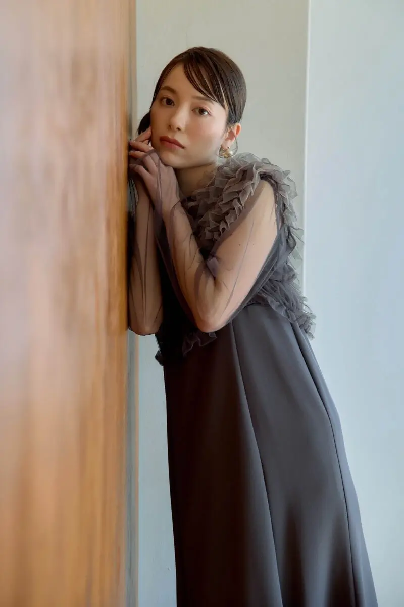 ブラウンのMany wayチュールドレス | et.UNiVER | M | 結婚式