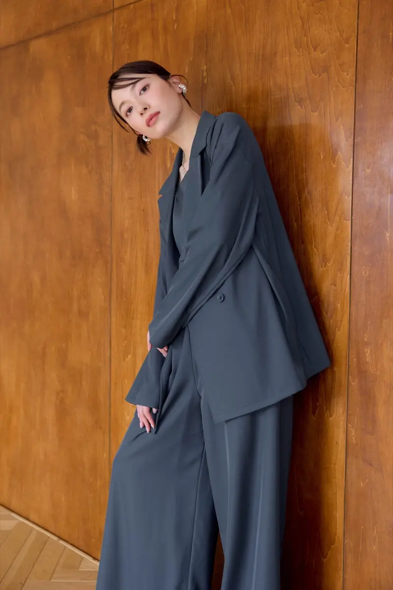 ブルーのジャケット付きオールインワン | et.UNiVER | M | 結婚式