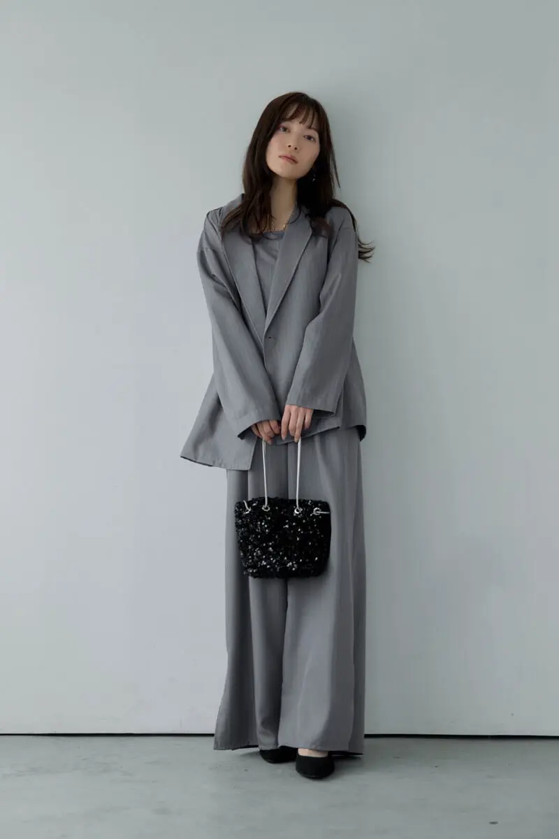 グレーのジャケット付きオールインワン | et.UNiVER | M | 結婚