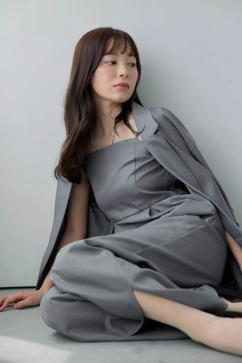 グレーのジャケット付きオールインワン | et.UNiVER | M | 結婚式