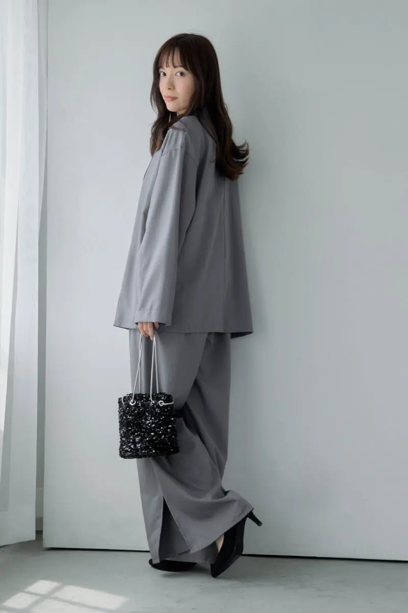 グレーのジャケット付きオールインワン | et.UNiVER | M | 結婚