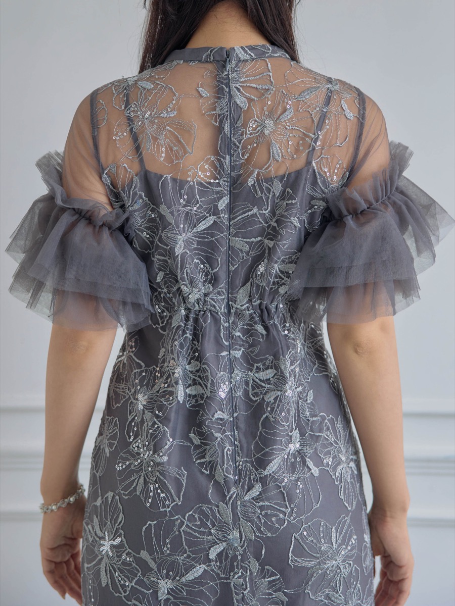 【新品未使用】Andresd レタリングレースドレス ANDRESD ドレス lettering lace dress / レタリングレースドレス