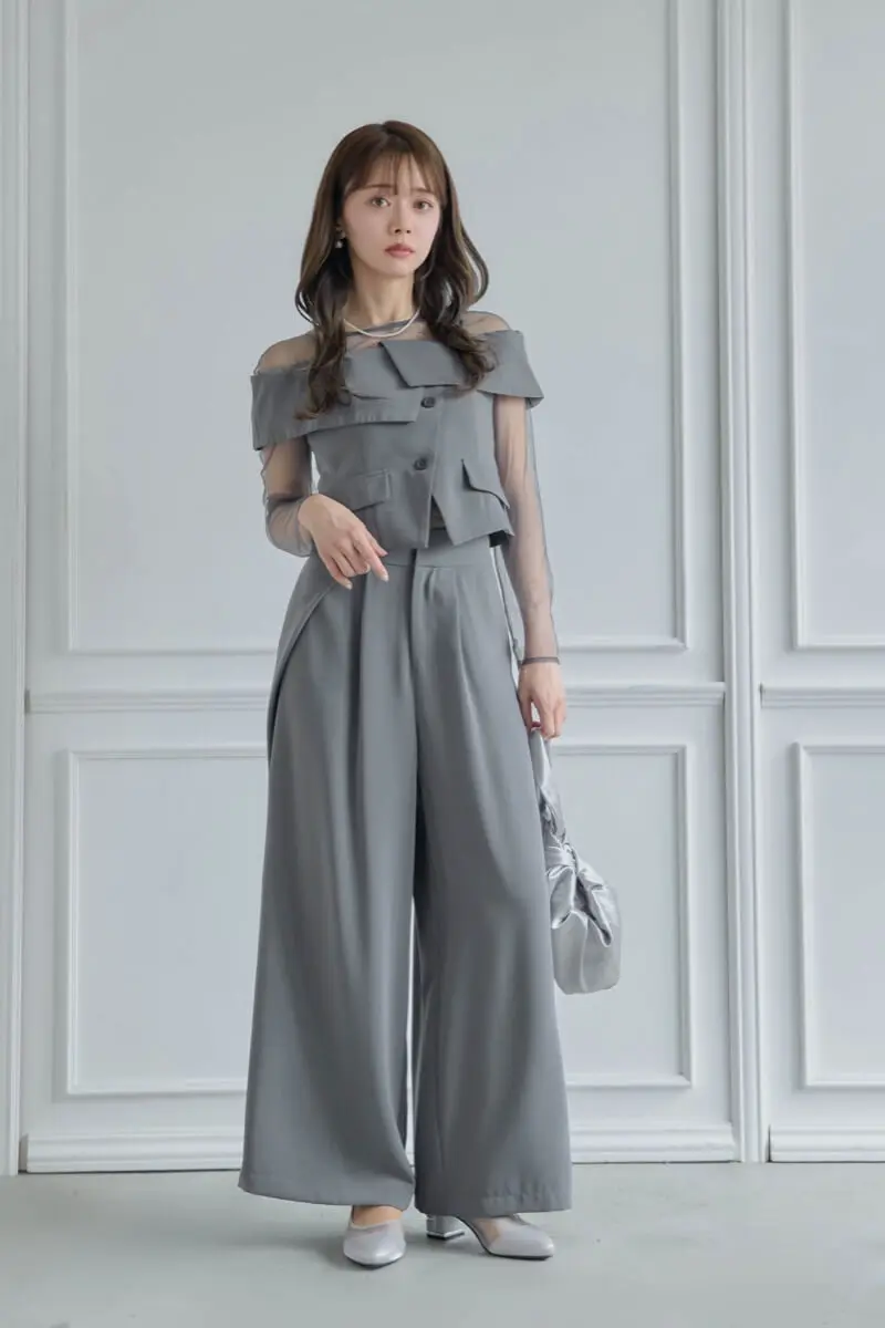 グレーのMulti wayトップスセットパンツドレス | LE' RURE | M