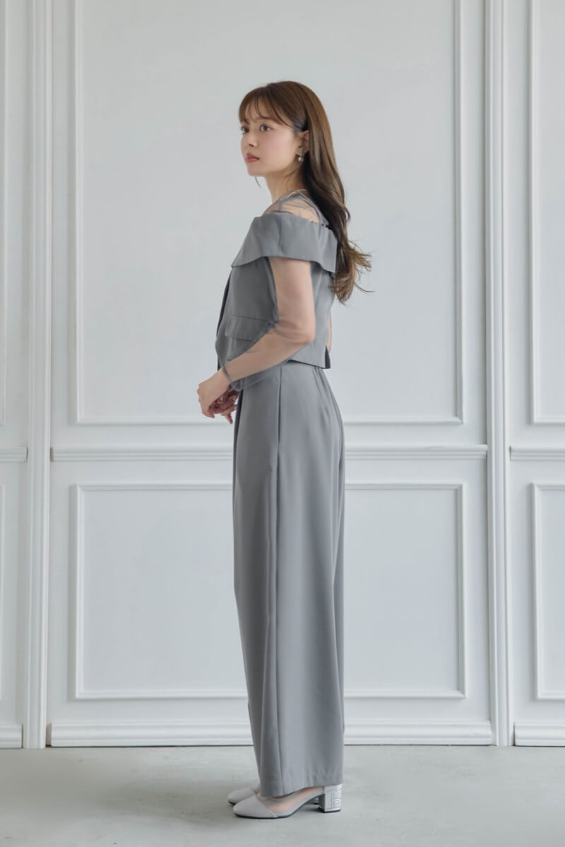 グレーのMulti wayトップスセットパンツドレス | LE' RURE | M | 結婚