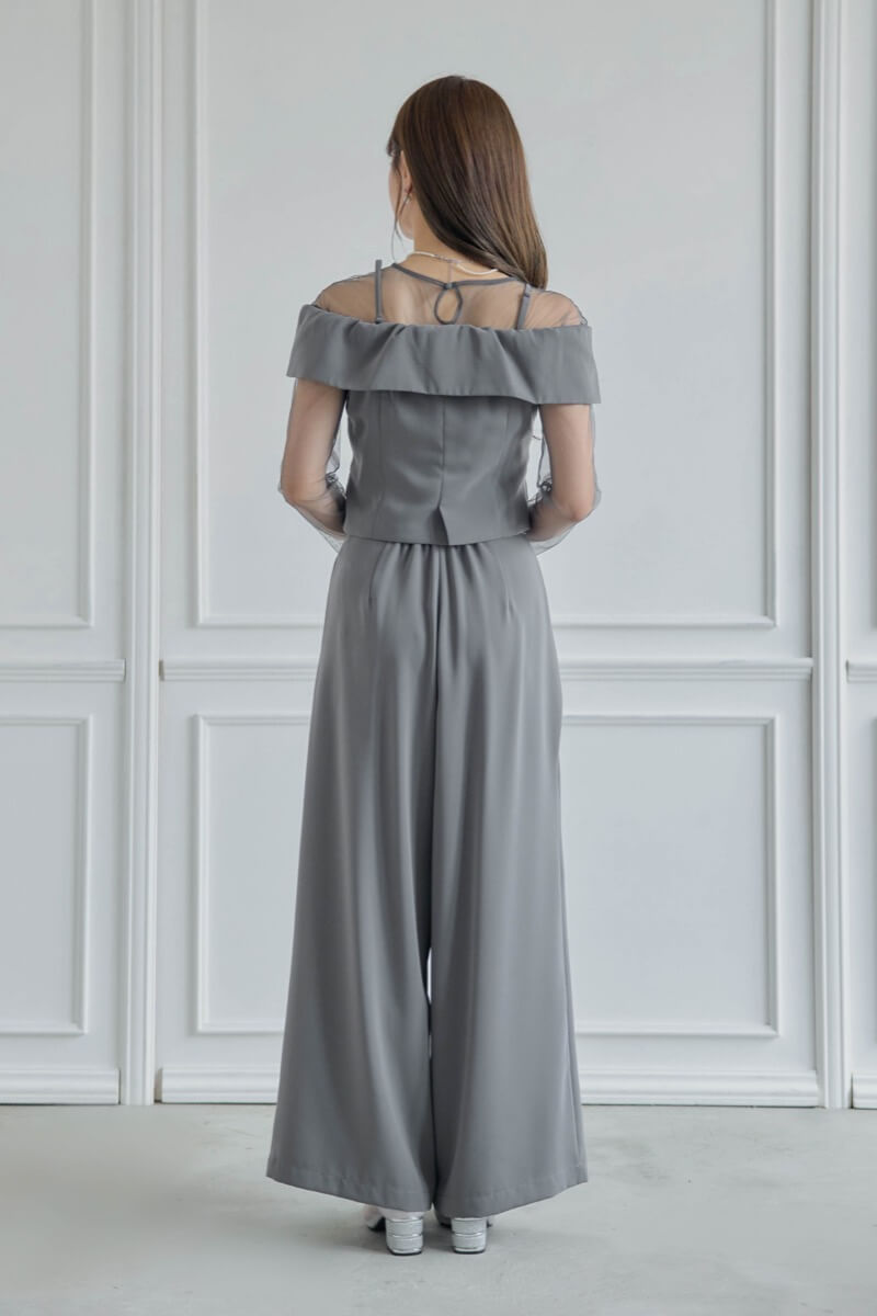 グレーのMulti wayトップスセットパンツドレスの商品画像4