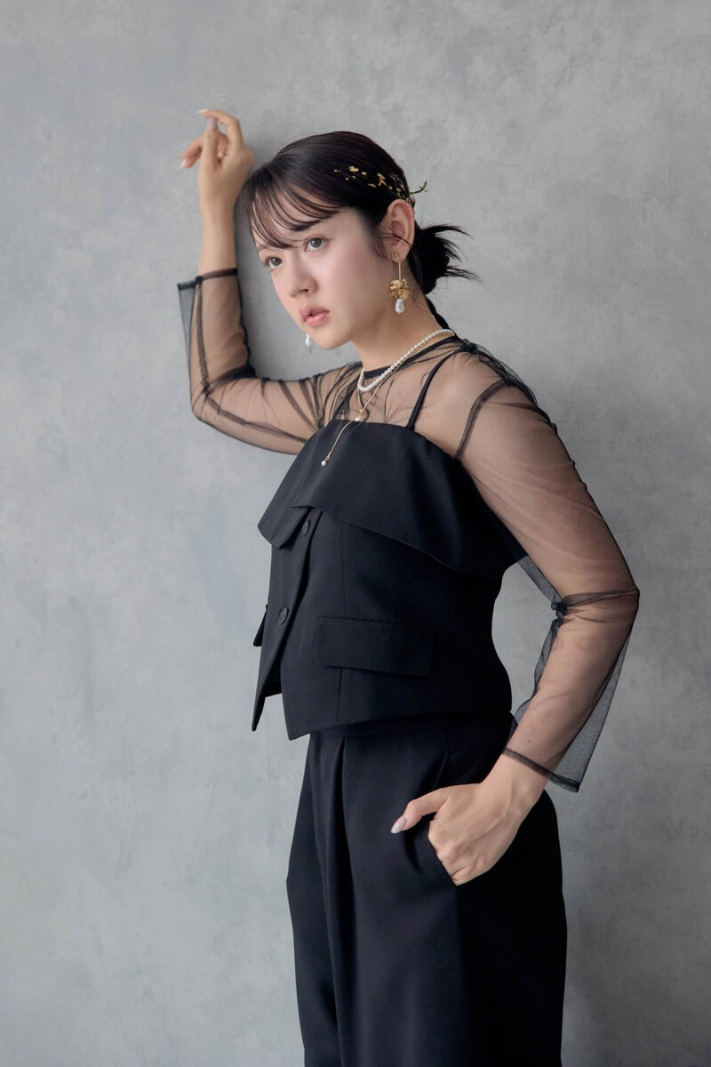 ブラックのMulti wayトップスセットパンツドレスの商品画像12