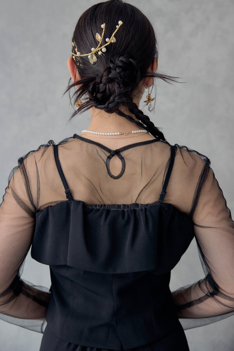 ブラックのMulti wayトップスセットパンツドレスの商品画像6