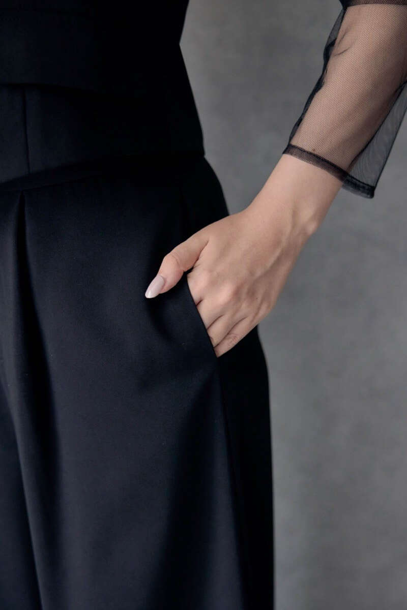 ブラックのMulti wayトップスセットパンツドレスの商品画像8