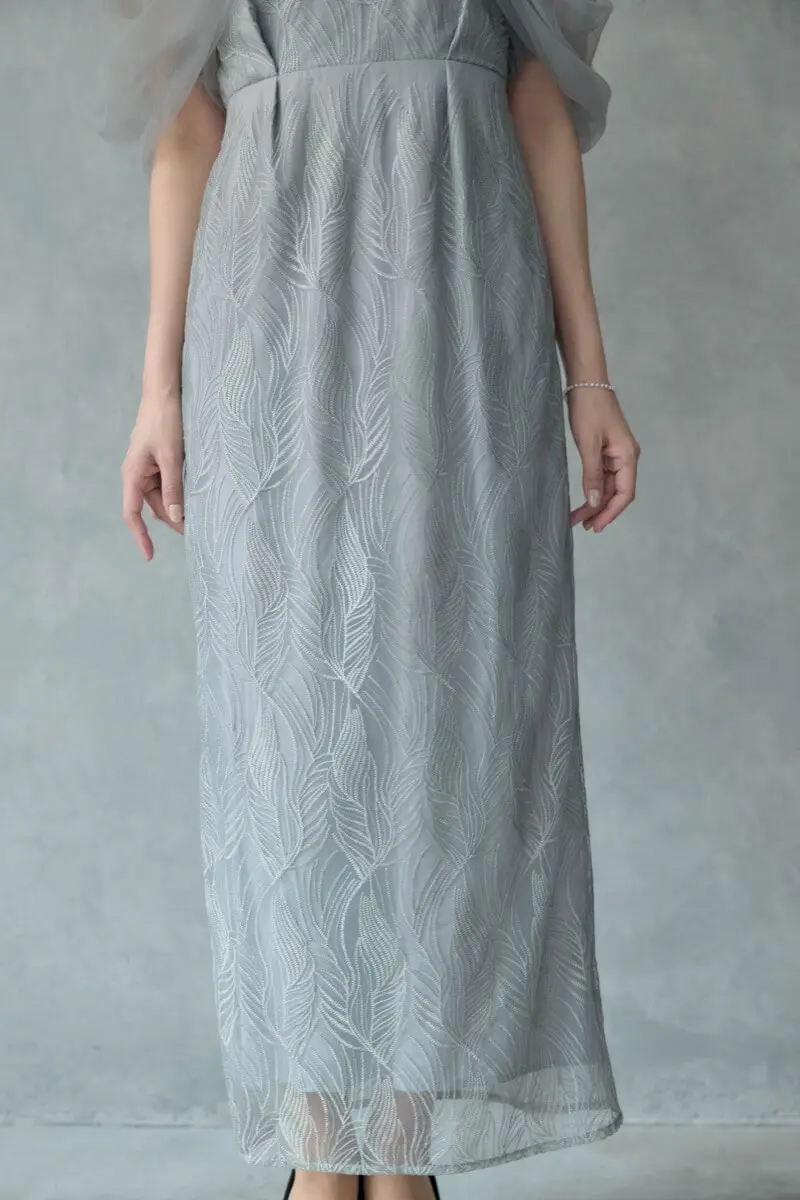 グレーのトルナードペンシルドレス | et.UNiVER | M | 結婚式