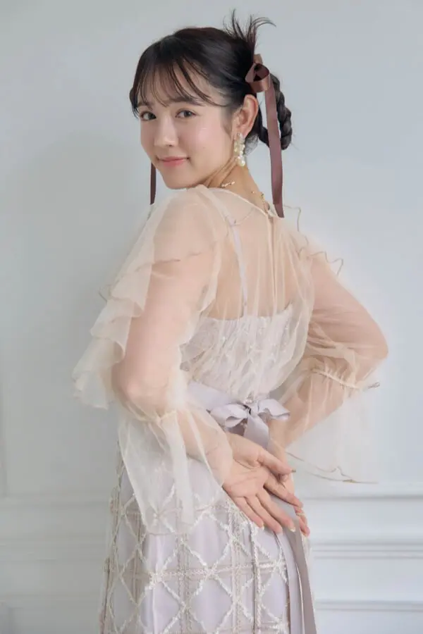 Dorry Doll ドリードール　フリルチュールドレス　結婚式二次会 Dorry Doll ドリードール フリルチュールドレス 結婚式二次会 フリル