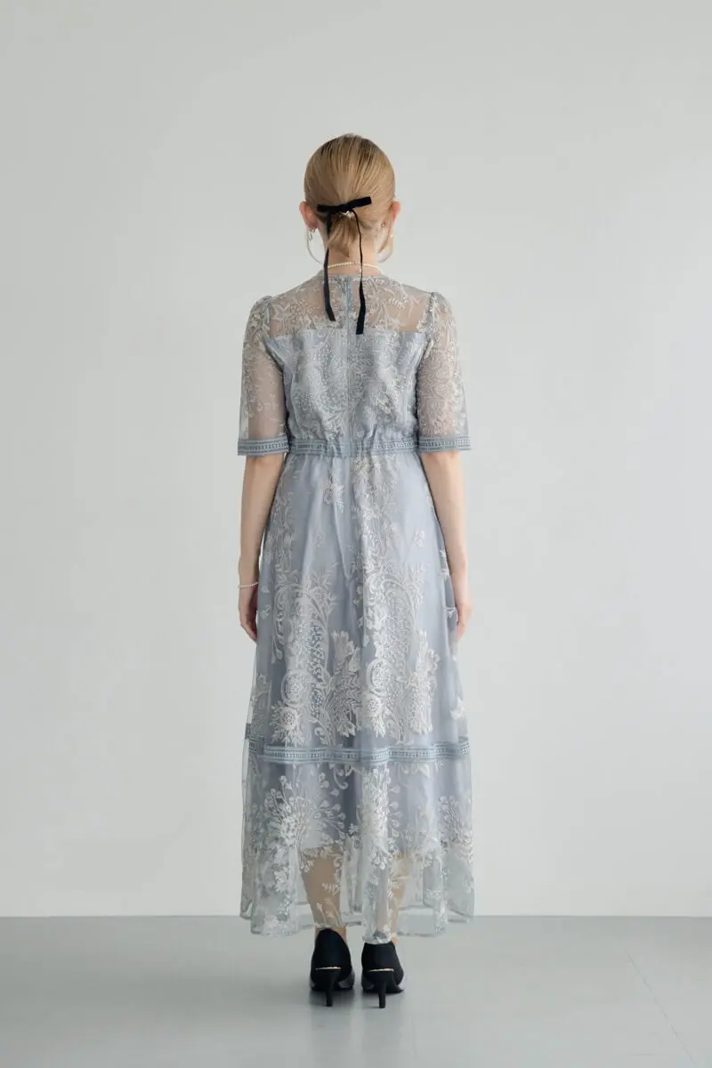 ブルーのラダーレースドレス | Dorry doll | M | 結婚式パーティーの
