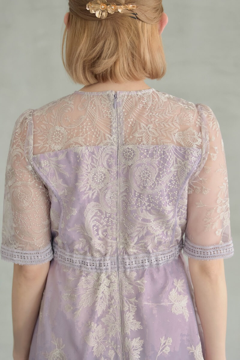 ピンクのラダーレースドレスの商品画像6