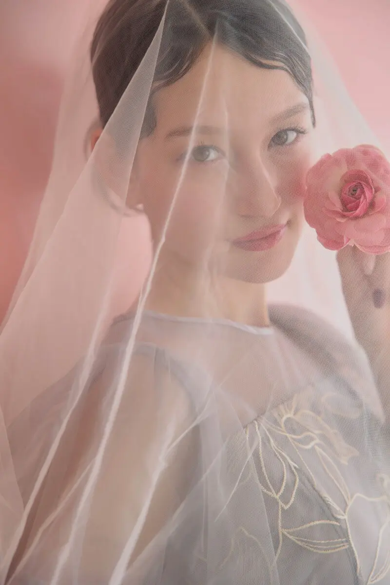 グレーのリリーパターンレースドレス | Dorry doll | M | 結婚式